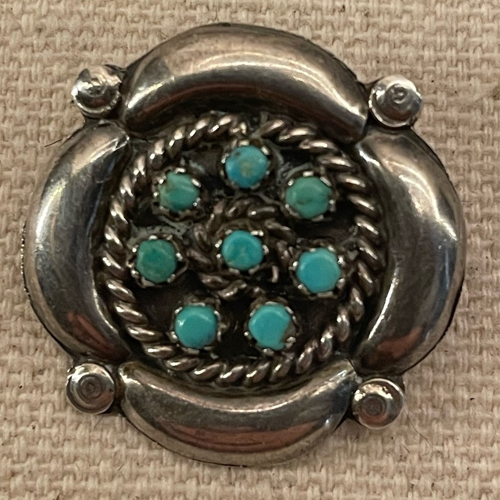 Vtg Native Brooch